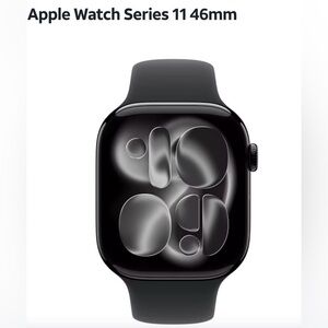 Brand New! Apple Watch Series 11 46mm GPS  M/L black band